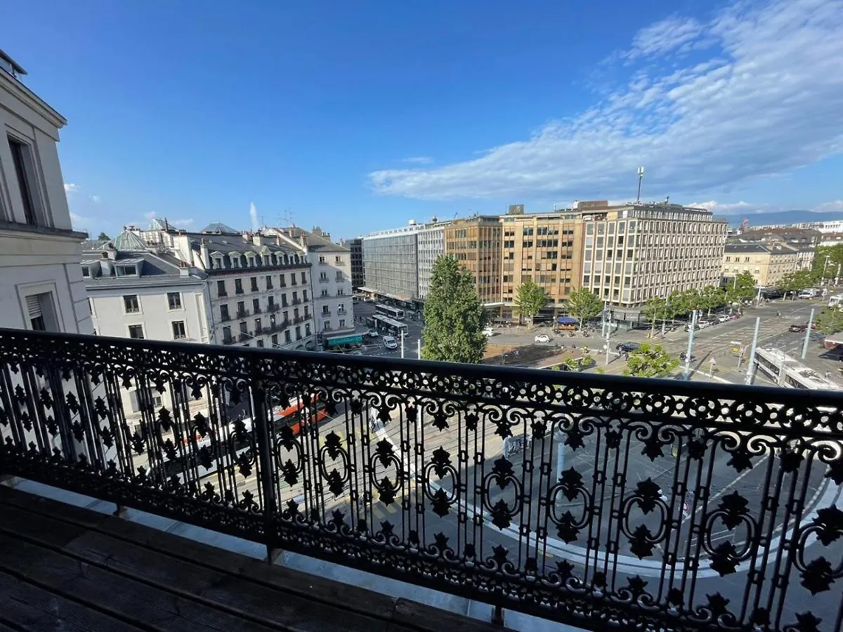 Apartament Rive Lake Rhone Flat Genewa
